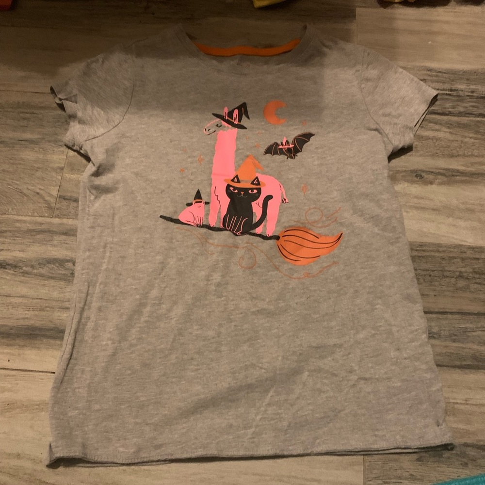Cat & Jack girls Halloween shirt